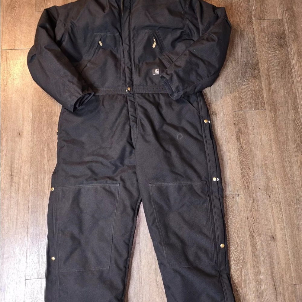 Carhartt Black Insulated Coveralls